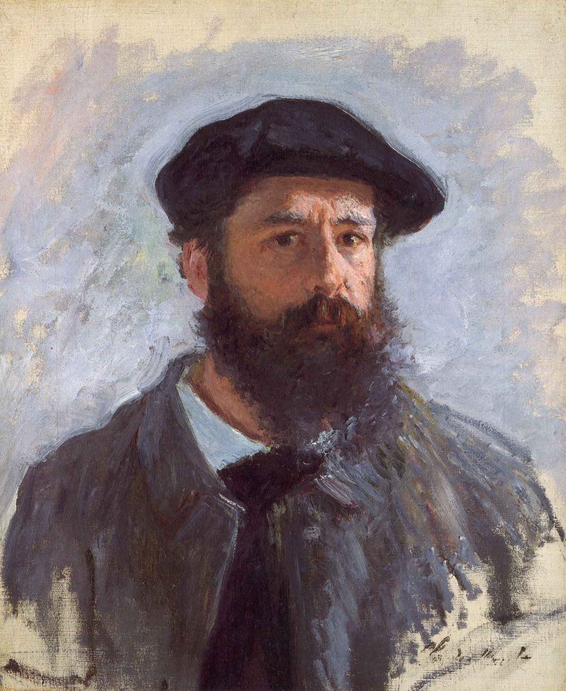 Painting of bearded man