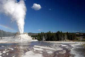 Yellowstone geyser