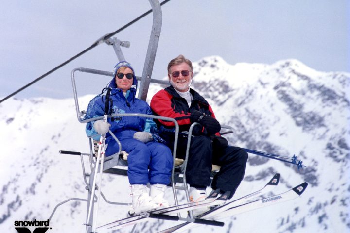 Gary and Sue Ellen on Ski Lift