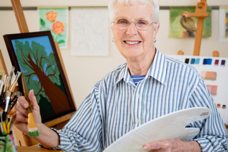 Marlene Peterson painting