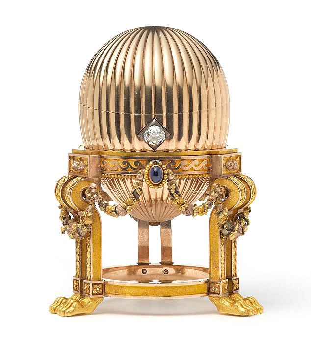 Faberge yellow gold Egg