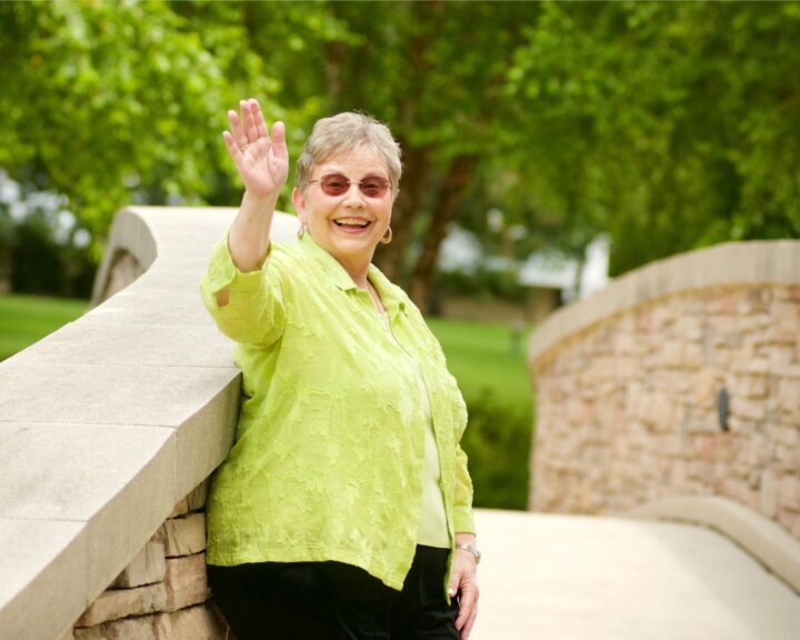 Karen on bridge
