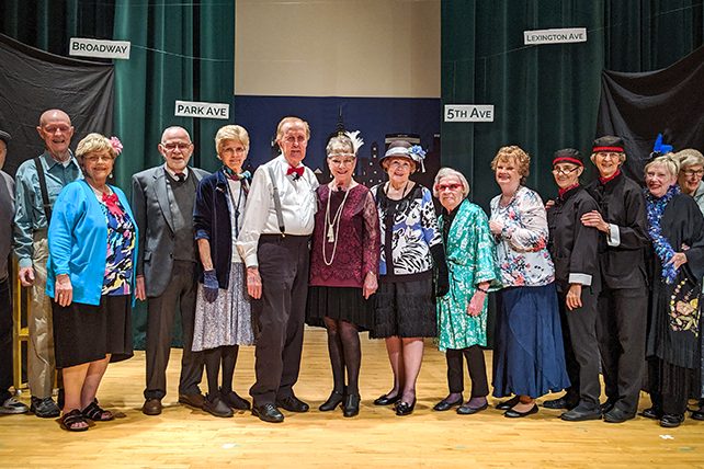 Stage photo of cast
