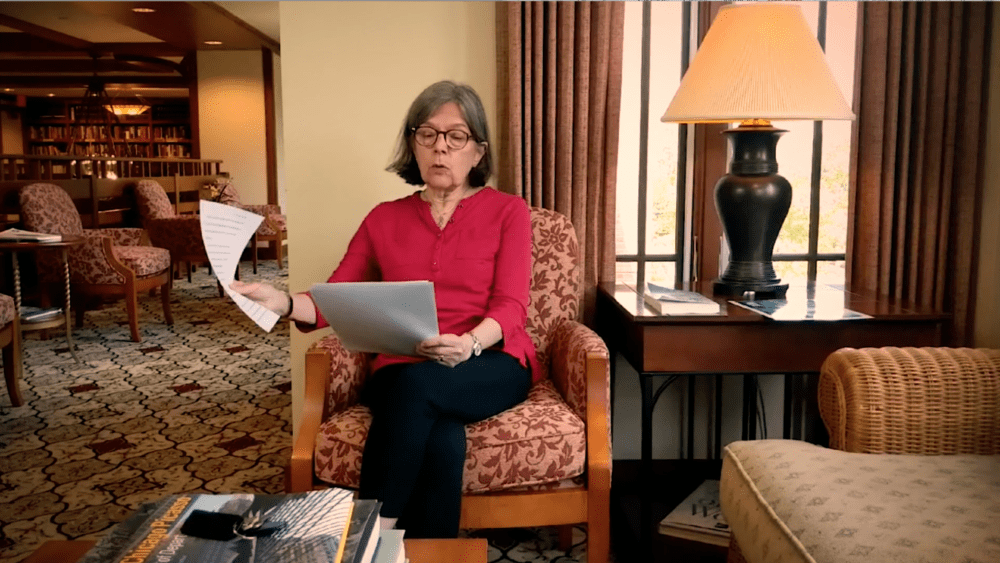 Dorothy Winsor reading the first chapter of her new book The Wysman