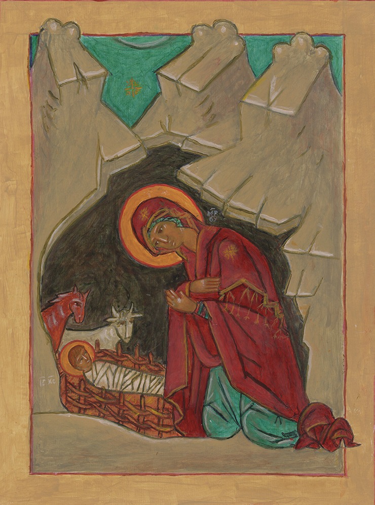 The Nativity Veronica Pottor Icon Nativity