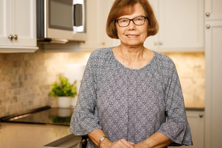 Garlands member Darlene Plocinski in her new limited edition home