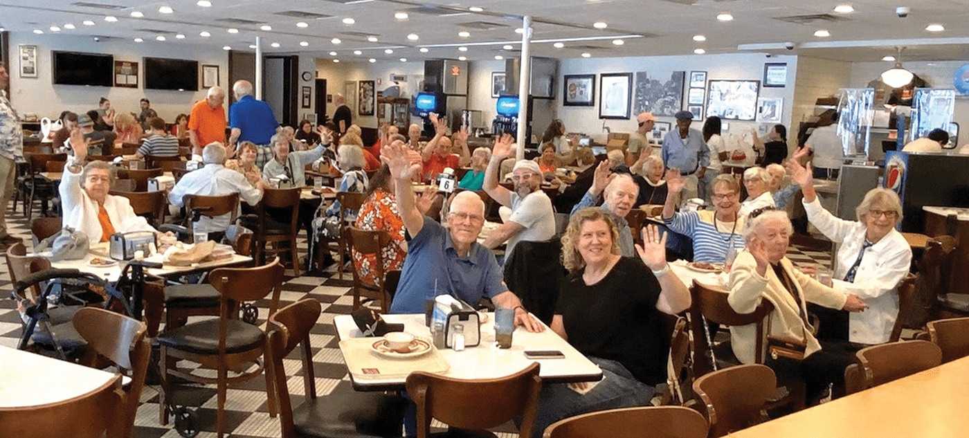 Outing Garlands Travel Club at Manny’s Cafeteria and Delicatessen