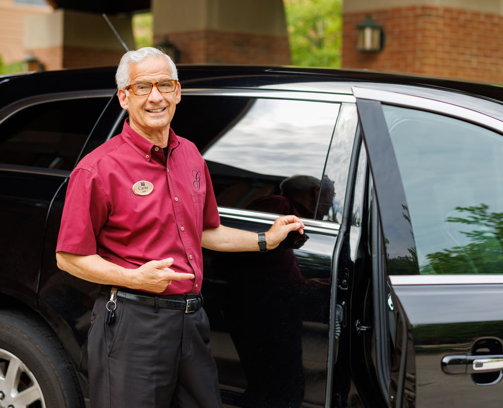 Carlos with the townecar