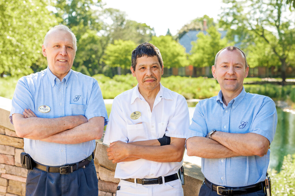 Three Garlands Maintenance Staff Members