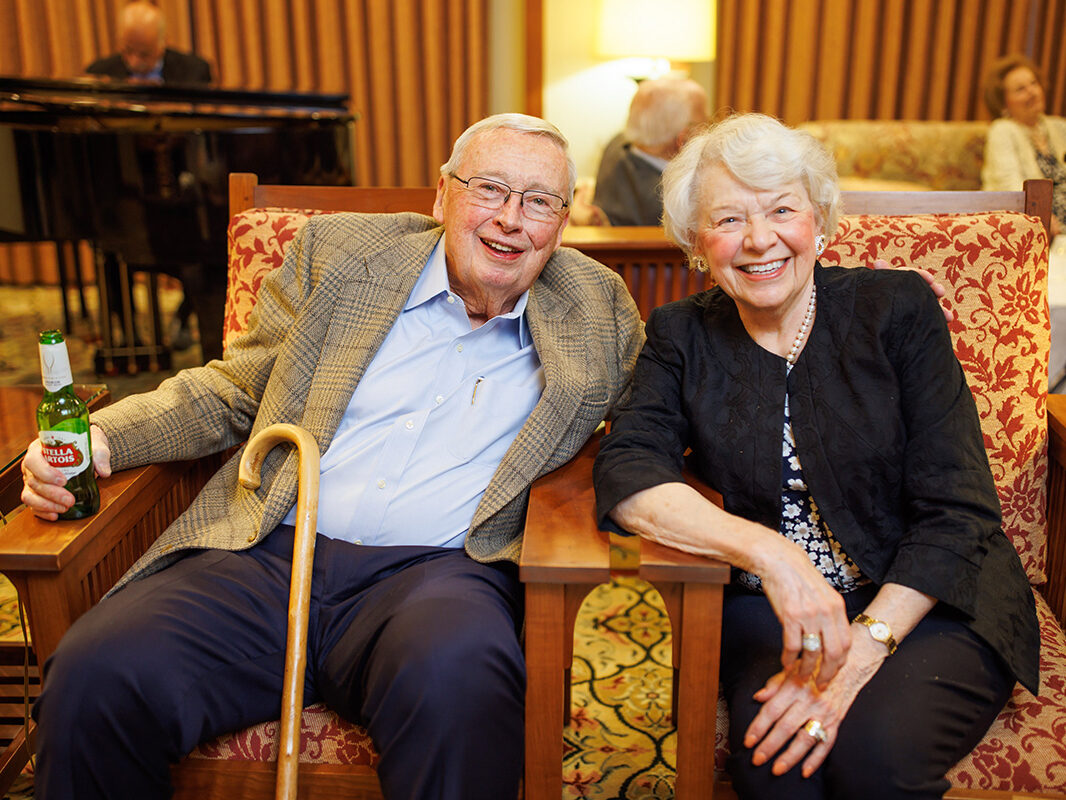 Senior member couple