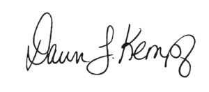 Dawn's signature