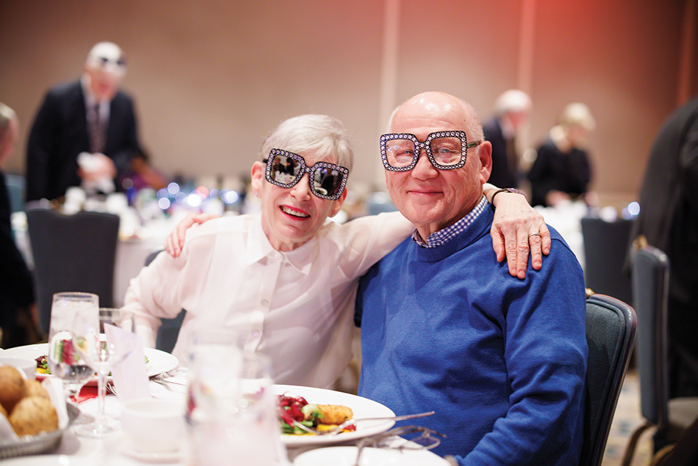 Couple at an Elton John Event