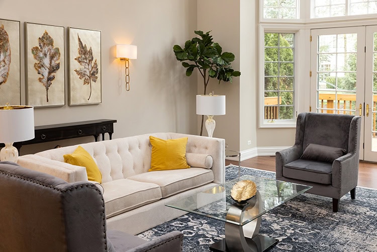 Floor to ceiling windows