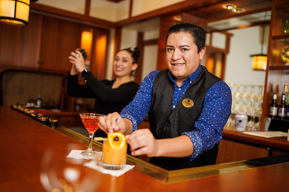 Bartenders at The Garlands