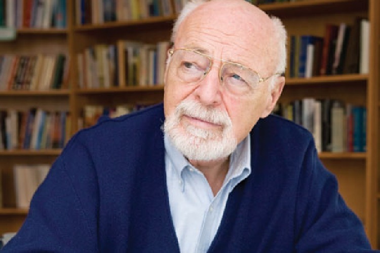 Male member in library