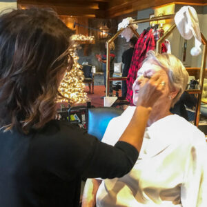 'Twas the Night Before Christmas . . . at The Garlands 2 Barbara preparing for video