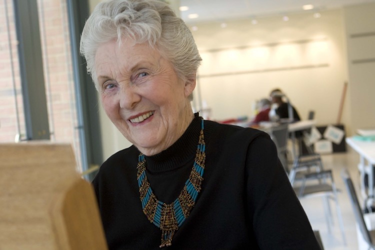 Female member painting