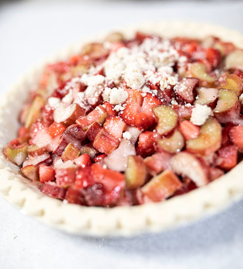 strawberry rhubarb pie