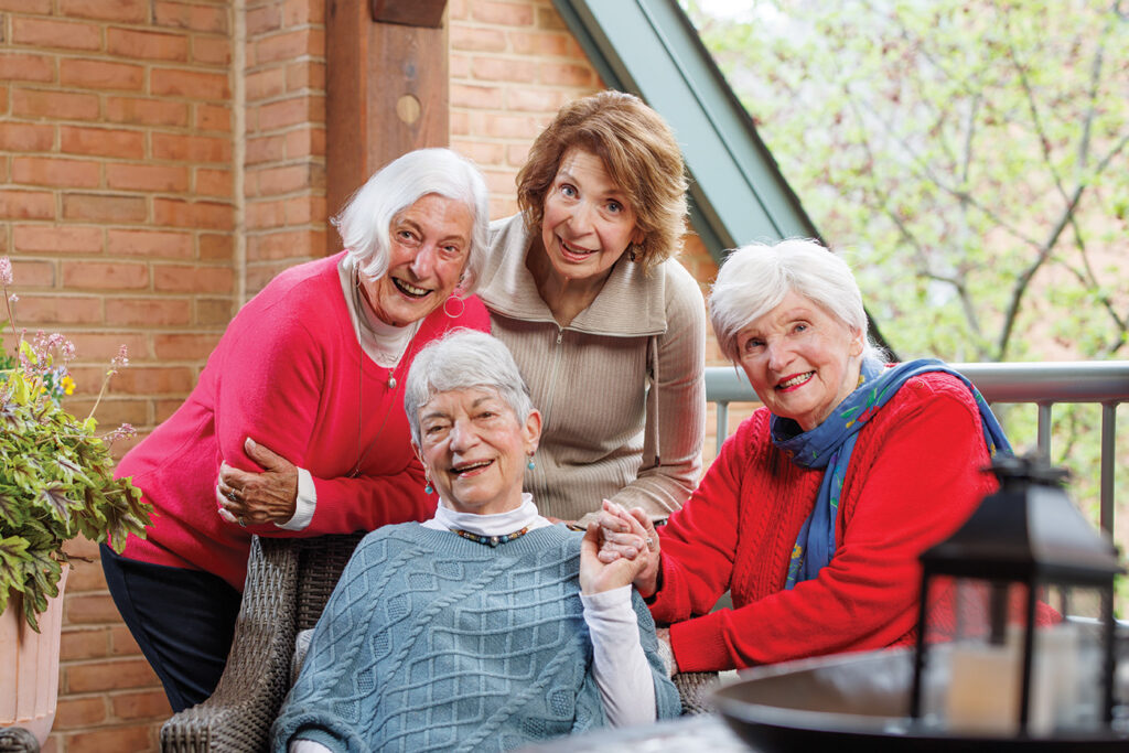 Four Neighbors for a Lifetime