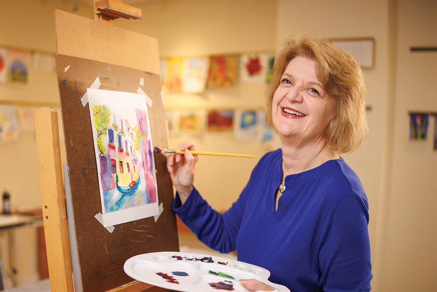 Lia Douglas painting